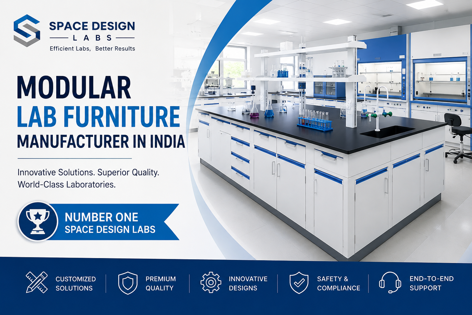 Modular Lab Furniture Manufacturer in India: Why Space Design Labs ...